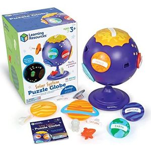 Learning Resources Zonnestelsel Puzzel Globe Stem Speelgoed Voor Kinderen Ruimte Decor Educatief Speelgoed 21Pcs Vanaf 3 Jaar