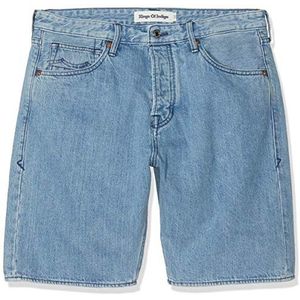 Kings of Indigo Lucius herenshorts, blauw (Light Marble 5011), 29 W, Blauw (Light Marble 5011)