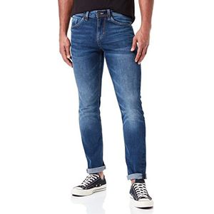 TOM TAILOR Josh Slim Jeans voor heren, blauw, 10281 - Mid Stone Wash Denim, 38W / 32L