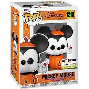 Funko Pop! Disney: Mickey Mouse Trick Or Treat - Glow in The Dark - Exclusief bij Amazon - Vinyl Figuur om te verzamelen - Cadeau-idee - Officiële Producten - Speelgoed voor Kinderen en Volwassenen