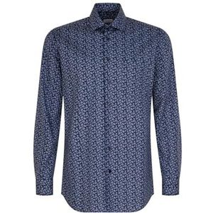 seidensticker Regular fit overhemd met lange mouwen voor heren, Rood, 40