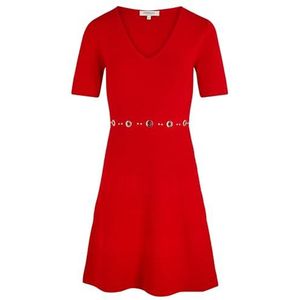 MORGAN Robe Tricot Courte trapèze, Coquelicot, XS