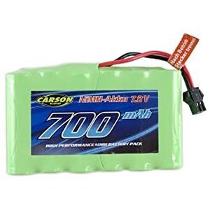 Carson 500608204 NIMH reservebatterij 7,2 V 700 mAh met JST stekker voor radiografisch bestuurbare voertuigen, accessoires