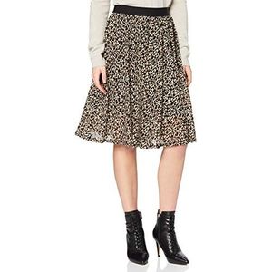 SPARKZ COPENHAGEN Pelle Skirt Damesrok, bruin (luipaard)