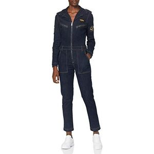 Schott NYC Trjumpw pilotenpak voor dames, Raw Denim