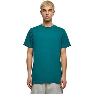 Build Your Brand Heren T-shirt met ronde hals, basic top voor heren, verkrijgbaar in vele kleuren, maten XS tot 5XL, Retro groen