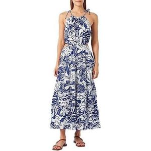 s.Oliver Robe longue pour femme, bleu, 42