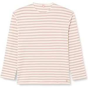 Armor Lux Matrozensweater, lange mouwen, voor heren, natuur/antiek roze