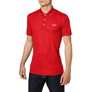 Trigema Coolmax® Classic Poloshirt voor heren, rood (kersen 036)