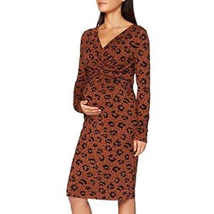 Supermom Nurs Ls Fancy Dames Luipaard Jurk Coconut Shell - P658 XXS, Coconut Shell - P658