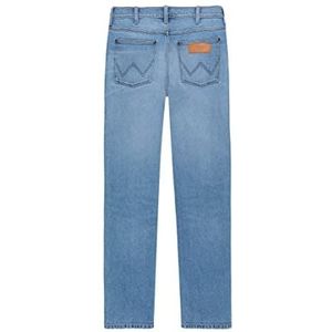 Wrangler Greensboro heren jeans regular fit cool twist blauw W30-W50, Cool Twist W15qylz70