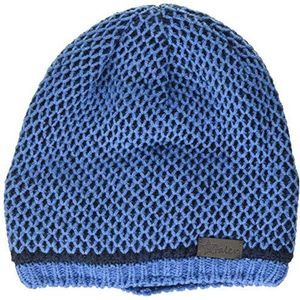 Sterntaler Bonnet tricoté pour garçon, bleu moyen, 49