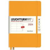 LEUCHTTURM1917 367616 weekplanner medium (A5) 2024, 12 maanden, Rising Sun, Engels