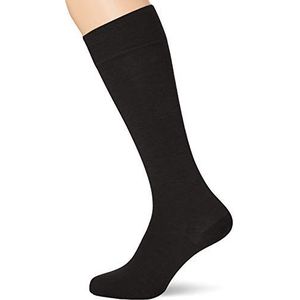KUNERT Sensual dames merinowol halfhoge sokken, Zwart (Black 0070)