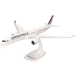 Herpa Air France Airbus A350-900 - 2021 livery - F-HTYM ""Fort-de-France"", schaal 1/200, Snap-fit model, verzamelstuk, vliegtuig met standaard, plastic figuur