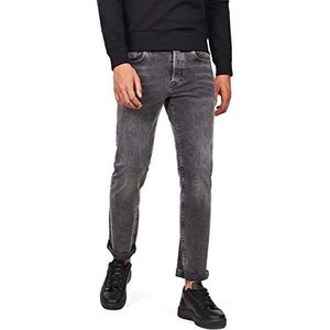 G-STAR RAW 3301 Straight Fit Heren Jeans, Zwart (Antic Charcoal B479-A800)