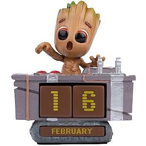 Grupo Erik - Marvel, Baby Groot eeuwigdurende kalender, kalenderfiguur, decoratie voor kantoor, kalender voor kinderen