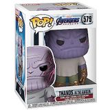 Funko 45141 POP MARVEL: Endgame Casual Thanos w/Gauntlet Avengers Verzamelfiguur, meerkleurig