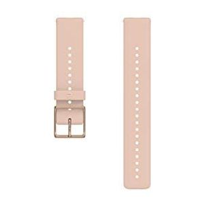 Polar Silicone, verwisselbare armband, 20 mm, volwassenen, uniseks, roze/roze, S-L
