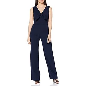 Gina Bacconi Cleo Jumpsuit voor dames met strik, Blauw (marineblauw)