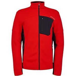 Spyder Bandit Full Zip Mid-Layer Fleecejack voor heren, volcano zwart