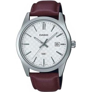 Casio Analoog herenhorloge A2098, bruin, riem, Bruin, Riem