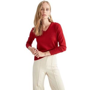DeFacto F7088az Damesblouse, Rood
