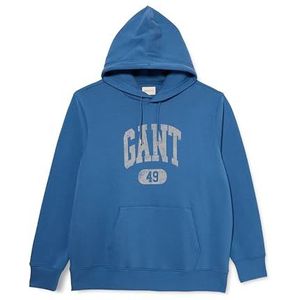 GANT Seasonal Graphic Sweatshirt met capuchon voor heren, Salty Sea, 5XL