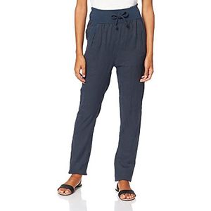 Bonamaison TRLSC100804 dames vrijetijdsbroek marineblauw S, Navy Blauw