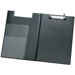 Veloflex 4804980 - klembord A4 van pvc-folie met doorzichtige hoesjes, zwart