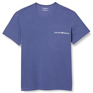 Emporio Armani Heren T-shirts in dubbele verpakking, navy/denim