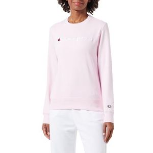 Champion Legacy Icons W-Spring Terry Crewneck Sweat femme, rose bonbon, S