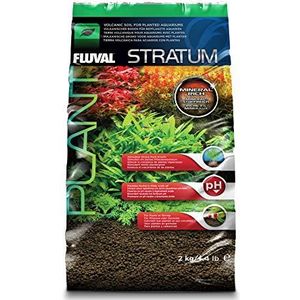 Fluval Stratum Vulkanische vloer voor beplante of garnalen-aquaria 2 kg