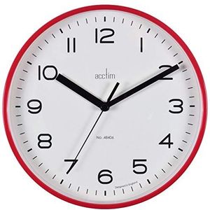 Acctim RUNWELL Wall Clock Red wandhorloges, meerkleurig, uniek