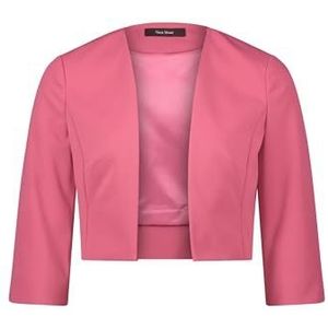 Vera Mont Veste blazer pour femme sans fermeture, Rose., 44