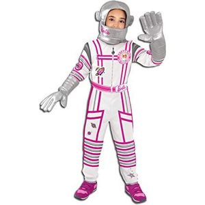 Ciao - Barbie Space Star Astronaut kostuum meisjes origineel (maat 5-7 jaar), wit, 11559.5-7