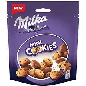 Milka - Mini-koekjes, koekjes met chocoladenuggets, 110 g
