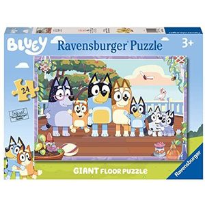 Ravensburger Bluey Enorme vloerpuzzel, 24-delig, voor kinderen vanaf 3 jaar, educatief speelgoed voor peuters, 5622, meerkleurig