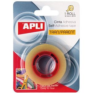 APLI 11517 plakband luifel transparant 12 mm x 33 m