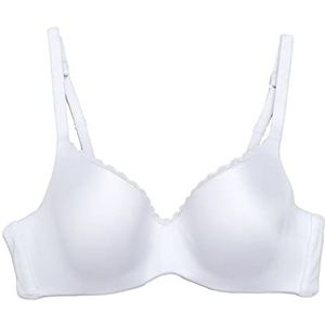 Playtex 24H Soft Absolu – gevormde beha – onzichtbaar/naadloos – effen – dames, Wit.