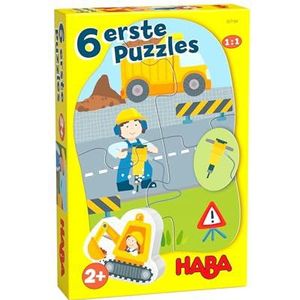 HABA 6 eerste puzzels - Bouwplaats