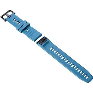 GARMIN QuickFit, horlogepolsband van siliconen, 20mm, Blauw Geschikt voor Fenix 5S/6S/7S , Instinct 2S, Descent Mk2S, D2 Delta S