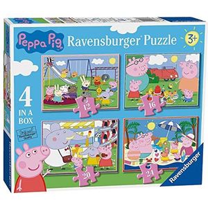 Ravensburger Peppa Pig Puzzels - 12-16-20-24 stukjes - Geschikt voor kinderen vanaf 3 jaar