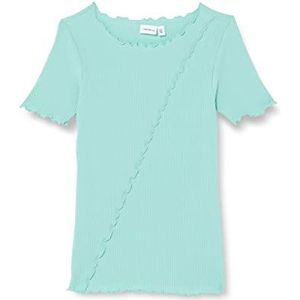 NAME IT T-shirt Nkfsyssa SS XSL pour fille, Vert eau, 122-128