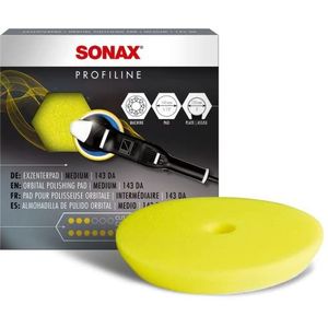 SONAX Polijstpad voor tussenruimtes 143 DA (1 stuk) voor mechanische polish met excentrische polijstmachines | Ref. 04933410