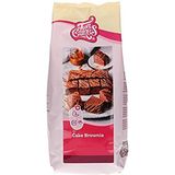 FunCakes Mix voor Cake Brownies: voor Brownies en Chocoladetaarten met een Rijke Chocoladesmaak, Halal. 1kg.
