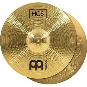 Meinl Cymbals HCS HCS15H Hi-Hat bekken voor drumsticks (38,10 cm), traditionele messing afwerking