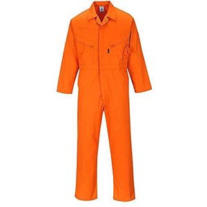 Portwest Liverpool C813ORRL Jumpsuit met ritssluiting, normale lengte, oranje, L