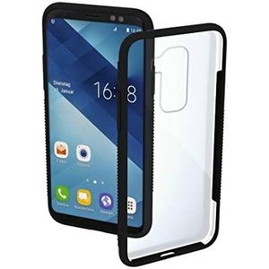 Hama Beschermhoesje ""frame"" voor Samsung Galaxy A6+ (2018), Trans./Zwart