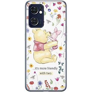 ERT GROUP Coque de téléphone portable pour Oppo RENO 7 5G Original et sous licence officielle Disney motif Winnie the Pooh & Friends 030 adapté à la forme du téléphone portable, coque en TPU